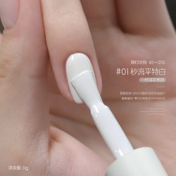 戈雅 黑色甲油胶2026年新款经典百搭白色法式指甲胶美甲店专用