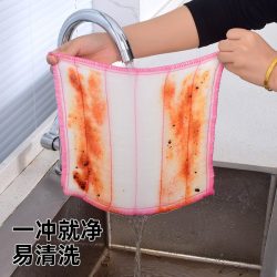 余裕 洗碗布家用吸水洗碗巾厨房商用专用巾百洁布毛巾棉纱清洁抹布批发
