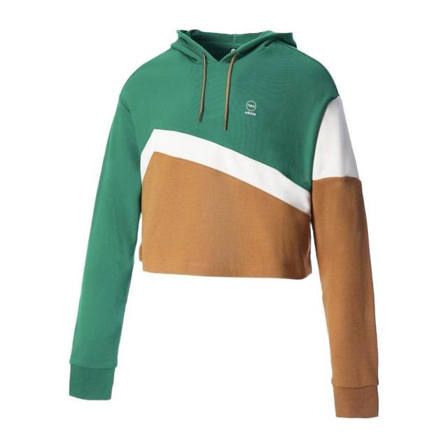 adidas NEO 女装连帽短款套头卫衣