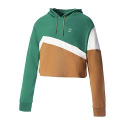 adidas NEO 女装连帽短款套头卫衣