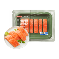 京东京造 智利大西洋鲑鱼块 1kg 冷冻生鲜