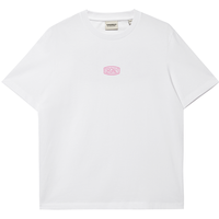 JACK&JONES 100%纯棉 趣味撞色字母印花 本白色 M 男士T恤