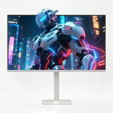 SANC 26.5英寸三星量子点QD-OLED &第四代面板4K &240Hz电竞显示器 原生10bit DP2.1 OM85星尘白