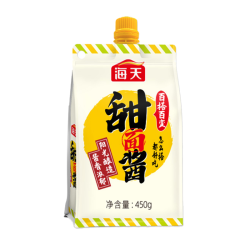 海天 甜面酱450g鲜香熟酱450g酱香浓郁咸香适口非转基因黄豆酿造