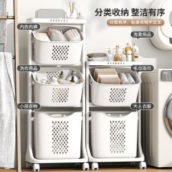 友耐 多层脏衣篓放脏衣服收纳筐脏衣篮卫生间置物架家用浴室污衣洗衣篮