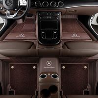 百德 真皮汽车脚垫适用于24款奔驰glc300L gle350 450 gls450 gle53