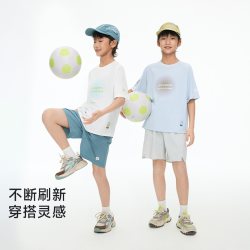 onmygame 新时速动态抽湿 儿童短袖T恤