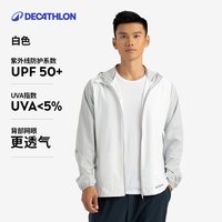 迪卡侬 防风透气 男士跑步外套  烟熏黑，米白，墨青色 2XL，S，M，L，XL