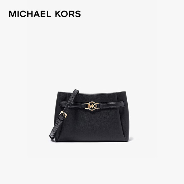 MICHAEL KORS 春夏新品礼物奢侈品MK女包ANGELINA单肩包斜挎包 小号黑色