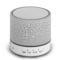 品怡 无线蓝牙音箱 便携插卡U盘外放音响播放器 迷你酷炫彩发光小音箱 灰色