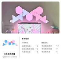Nanoleaf 奇光万物 NANO2023050 智能奇光板 RGB电竞桌搭 米家量子灯 DIY组合氛围灯 萌趣米妮