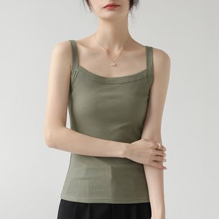 墨橱 修身美背 黑色 S 女士吊带背心