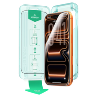 UGREEN/绿联 小绿盒AR康宁膜Pro 磁控溅射AR抗反射 苹果iPhone16 Pro钢化膜