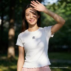 adidas 三叶草 女款短袖T恤