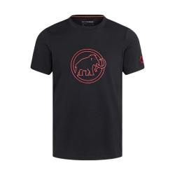MAMMUT QD系列 吸湿速干 黑色 L 男式户外短袖T恤
