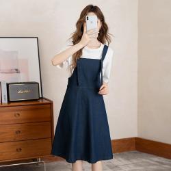 真维斯 女款无袖连衣裙 复古气质夏季时尚叠穿宽松显瘦百搭背带裙