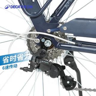 迪卡侬 UBB 复古城市自行车 深藏青色 M码 28英寸