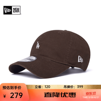 NEW ERA MLB棒球帽子小logo男女情侣软顶弯檐鸭舌帽子NE920红色 14384961