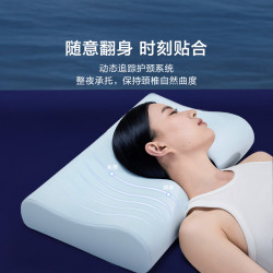 罗莱生活 罗莱家纺 记忆棉枕 颈椎护颈慢回弹减压成人枕芯 单只装35*56cm