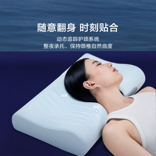 国家补贴：罗莱生活 罗莱家纺 记忆棉枕 颈椎护颈慢回弹减压成人枕芯 单只装35*56cm