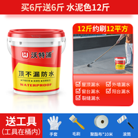 沃特浦 WTP 屋顶防水补漏材料 5L 水泥色