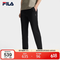 FILA 男士针织长裤运动长裤