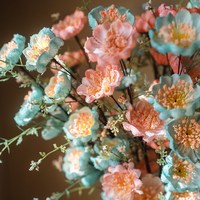 喜莱卡 杜鹃花仿真花摆设 5支颜色自选 客厅餐桌装饰