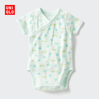 优衣库 婴幼儿网眼包臀衣 绿色 70cm 1件装 连体衣