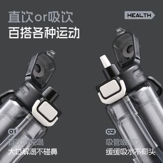 希乐 Tritan材质 双饮吸管 500ml 塑料杯