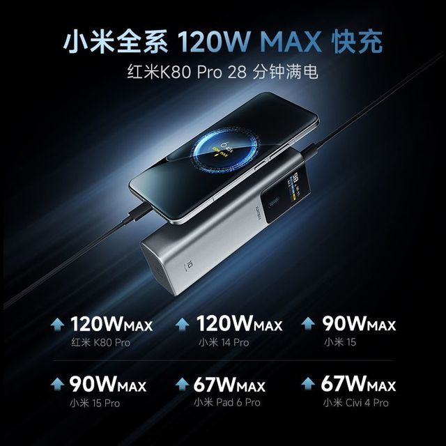 酷态科 10号超级电能棒Plus电芯15000毫安移动电源适用小米苹果