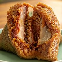 聚源正 鲜肉咸蛋黄豆沙粽子