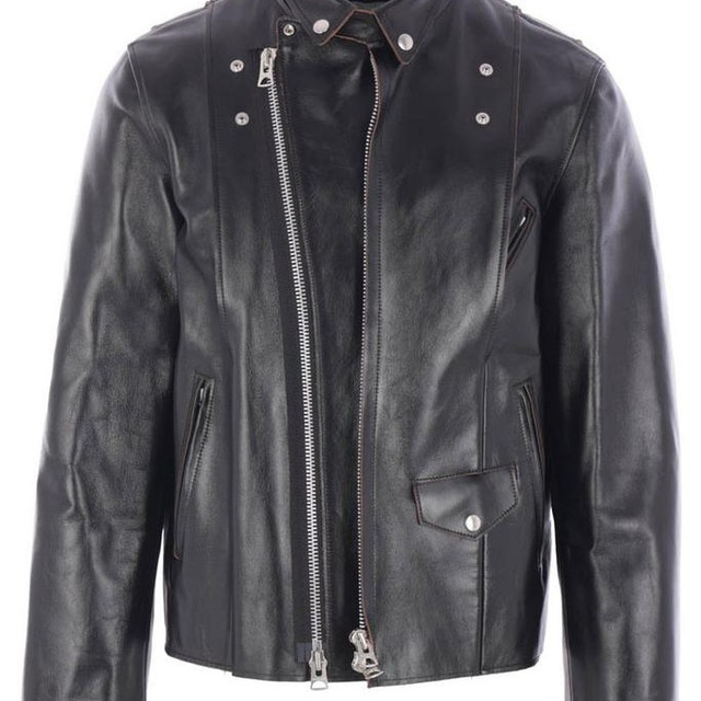 sacai Leather Biker Jacket 皮夹克 l码