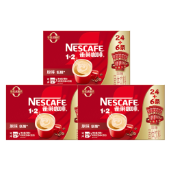 雀巢 Nestle）1+2原味低糖*速溶咖啡三合一冲调饮品30条*3盒