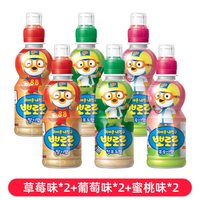 移动端：Pororo 啵乐乐儿童饮料韩国果汁草莓饮品啵啵乐6瓶