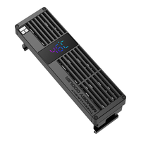 Thermalright/利民 MC-3 DIGITAL BLACK 数显ARGB内存散热器 黑色 5010风扇×3
