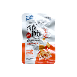 水一方 现烤烤鱼片 烤鱼片即食海味鱼干海鲜零食大连特产 原鲜香酥鱼排手抓包3袋