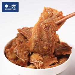 水一方 现烤烤鱼片 即食海味鱼干 原鲜香酥鱼排手抓包3袋