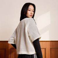 adidas 阿迪达斯 CROCHET 女子运动休闲短袖T恤 KC6490