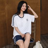 雪中飞 NSANM-26170 莫代尔短袖短裤睡衣套装 M