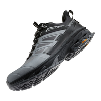 探路者 黄景瑜同款徒步登山鞋 中灰黑色 41码 防水GORE-TEX 户外鞋