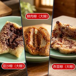 聚源正 鲜肉粽子170g*4只