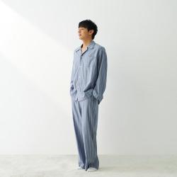 無印良品 MUJI 男式 莱赛尔棉 长袖睡衣套装
