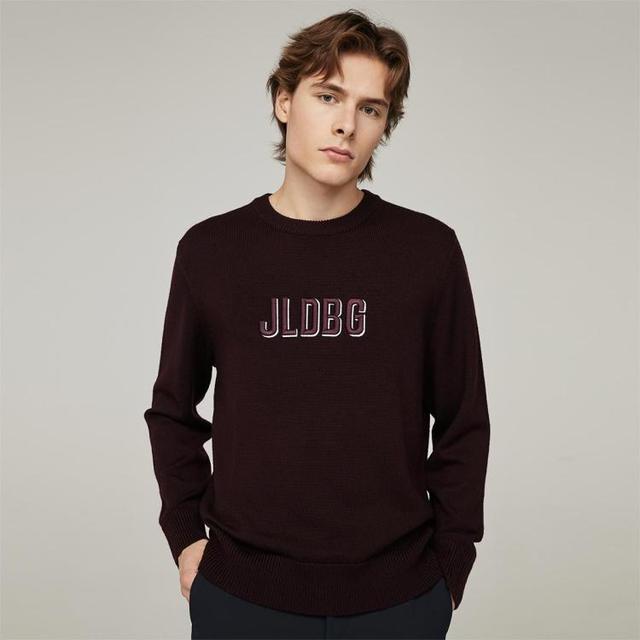J.Lindeberg 金·林德伯格 春季保暖圆套头针织衫毛衣男毛衣