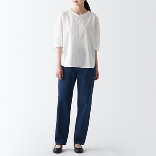MUJI无印良品 女式牛仔直筒裤