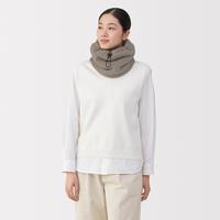 無印良品 MUJI 里抓绒围脖