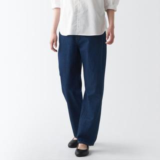 MUJI无印良品 女式牛仔直筒裤