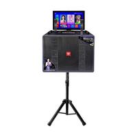 YEAMIC S25 户外K歌音箱 带显示屏 便携拉杆式广场舞音响