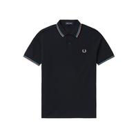 FRED PERRY 麦穗刺绣 黑色 M 男士POLO衫