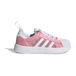 adidas IH7060 网面透气贝壳头 黑色 儿童运动鞋