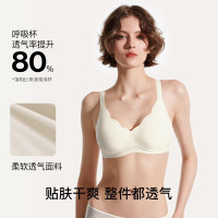 Ubras 【虞书欣同款】花瓣杯软支撑无钢圈文胸 多色可选 UR1124011BU4700L